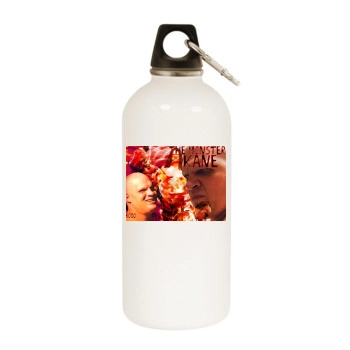 Kane White Water Bottle With Carabiner