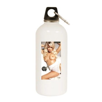 Madison Welch White Water Bottle With Carabiner
