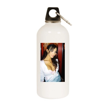 Katsuni White Water Bottle With Carabiner