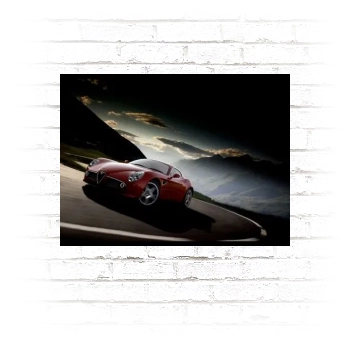 2009 Alfa Romeo 8C Competizione Poster