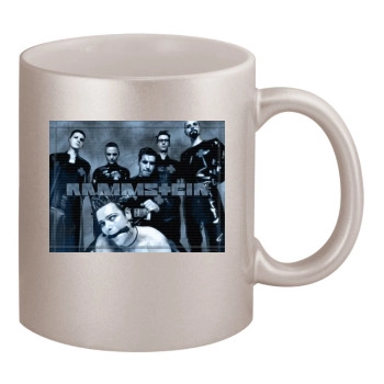 Rammstein 11oz Metallic Silver Mug