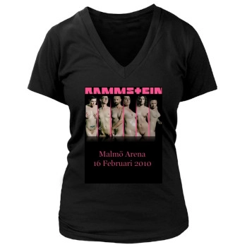 Rammstein Women's Deep V-Neck TShirt