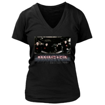 Rammstein Women's Deep V-Neck TShirt