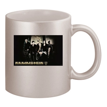 Rammstein 11oz Metallic Silver Mug