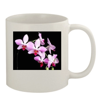 Flowers 11oz White Mug