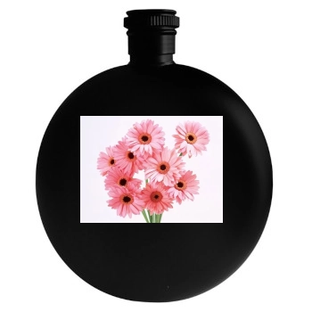 Flowers Round Flask