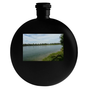 Rivers Round Flask