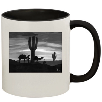 Desert 11oz Colored Inner & Handle Mug