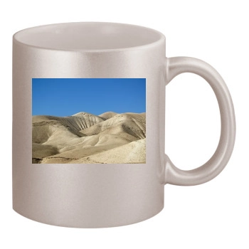 Desert 11oz Metallic Silver Mug