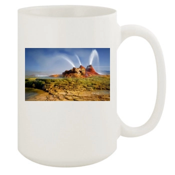 Desert 15oz White Mug