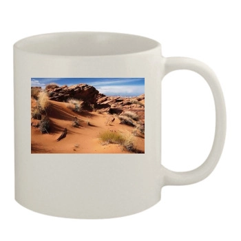 Desert 11oz White Mug