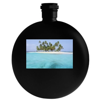 Islands Round Flask
