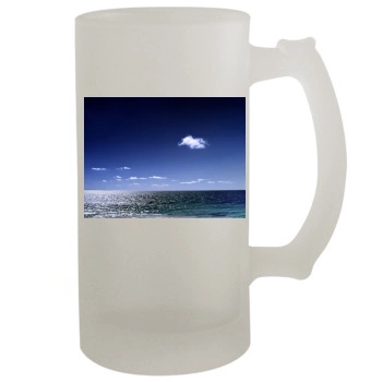 Oceans 16oz Frosted Beer Stein