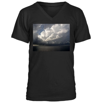 Sky Men's V-Neck T-Shirt