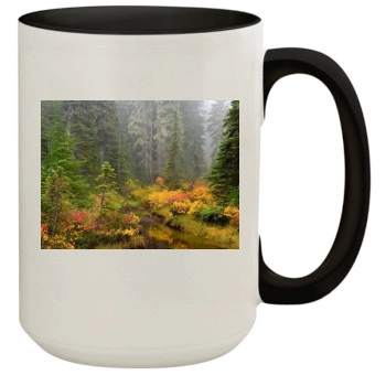 Forests 15oz Colored Inner & Handle Mug