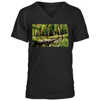 Forests Men's V-Neck T-Shirt