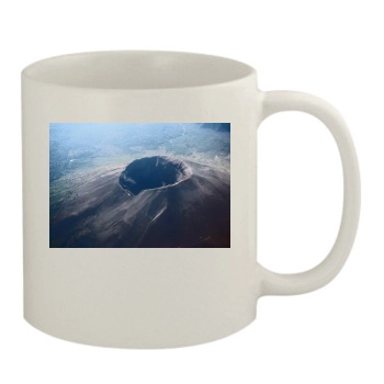Volcanoes 11oz White Mug