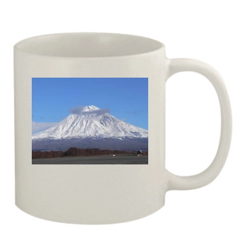 Volcanoes 11oz White Mug