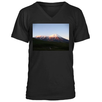 Volcanoes Men's V-Neck T-Shirt