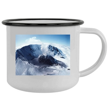 Volcanoes Camping Mug