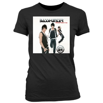 Basshunter Women's Junior Cut Crewneck T-Shirt