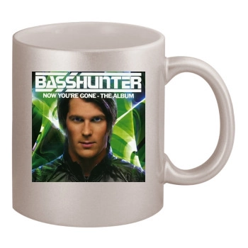 Basshunter 11oz Metallic Silver Mug