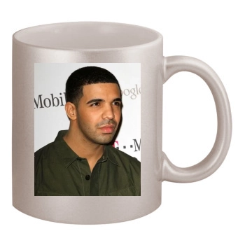 Drake 11oz Metallic Silver Mug