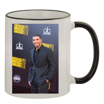 Drake 11oz Colored Rim & Handle Mug