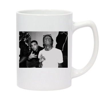 Drake 14oz White Statesman Mug