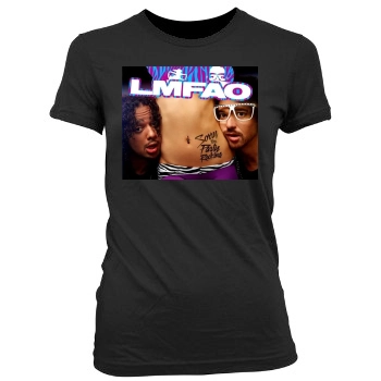 LMFAO Women's Junior Cut Crewneck T-Shirt
