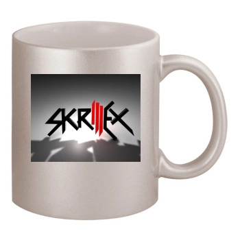 Skrillex 11oz Metallic Silver Mug