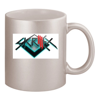 Skrillex 11oz Metallic Silver Mug