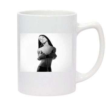 Aaliyah 14oz White Statesman Mug