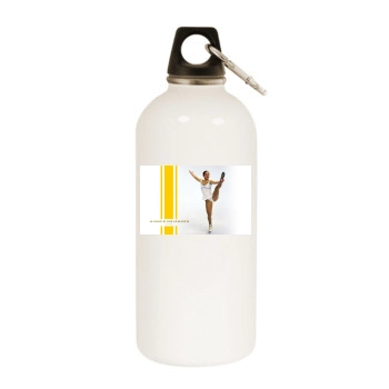 Kimmie Meissner White Water Bottle With Carabiner