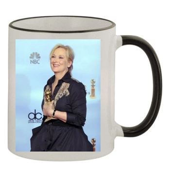 Meryl Streep 11oz Colored Rim & Handle Mug