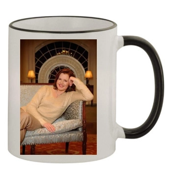 Geena Davis 11oz Colored Rim & Handle Mug