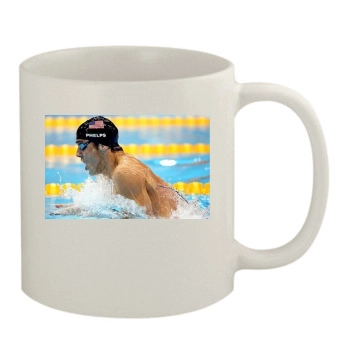 Michael Phelps 11oz White Mug