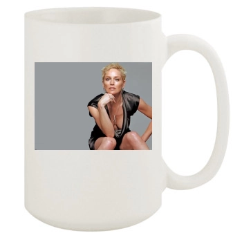 Sharon Stone 15oz White Mug