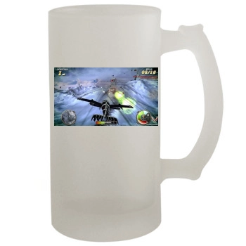 DogFighter 16oz Frosted Beer Stein