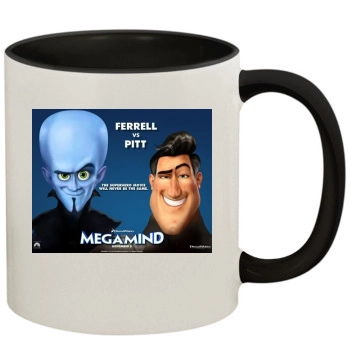 Megamind 11oz Colored Inner & Handle Mug
