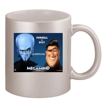 Megamind 11oz Metallic Silver Mug