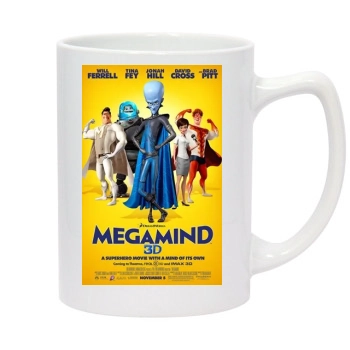 Megamind 14oz White Statesman Mug