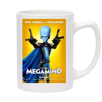 Megamind 14oz White Statesman Mug