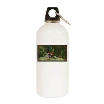 Shank White Water Bottle With Carabiner