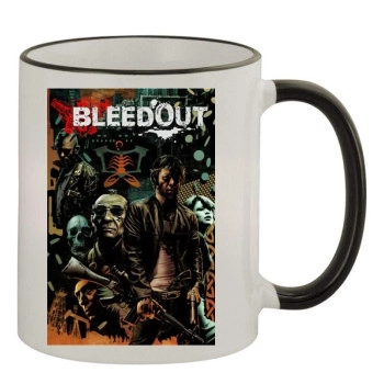 Bleedout 11oz Colored Rim & Handle Mug