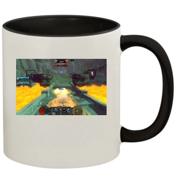 Crasher 11oz Colored Inner & Handle Mug