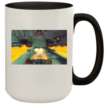 Crasher 15oz Colored Inner & Handle Mug