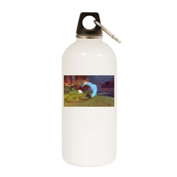 Crasher White Water Bottle With Carabiner