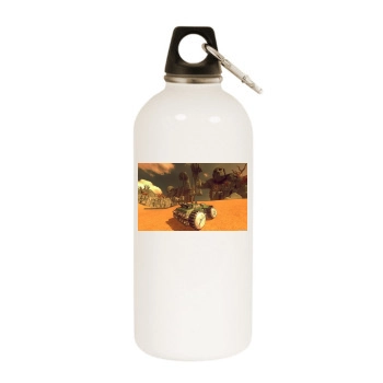Crasher White Water Bottle With Carabiner