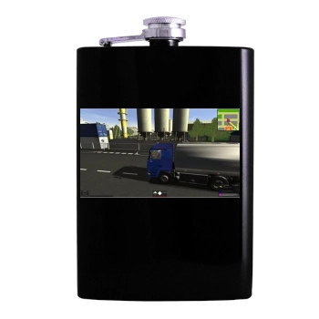 Tankwagen-Simulator Hip Flask